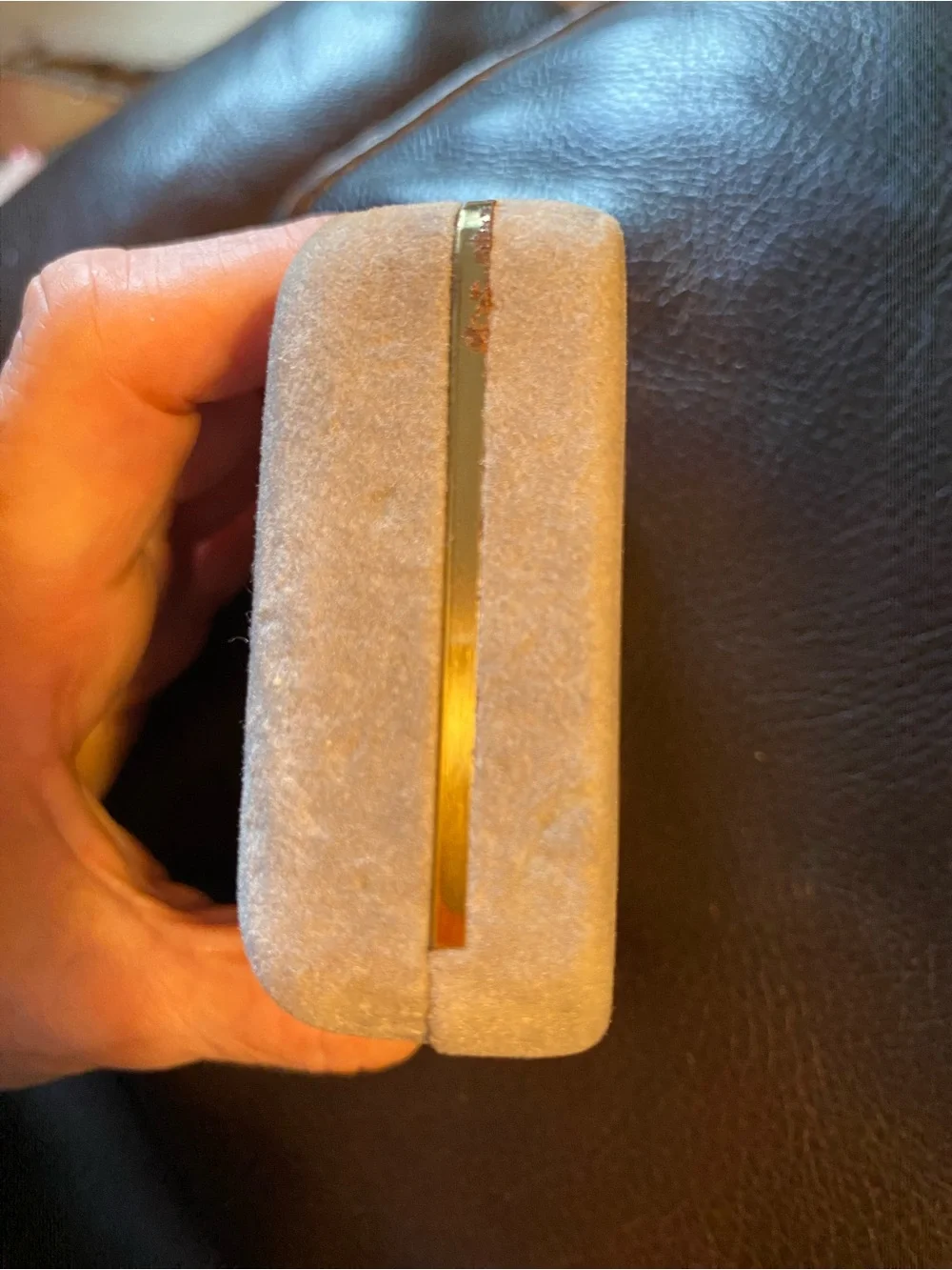 VTG 1/20 14KT Gold Filled Stamped  Money Clip 18g Monogrammed SEM, original